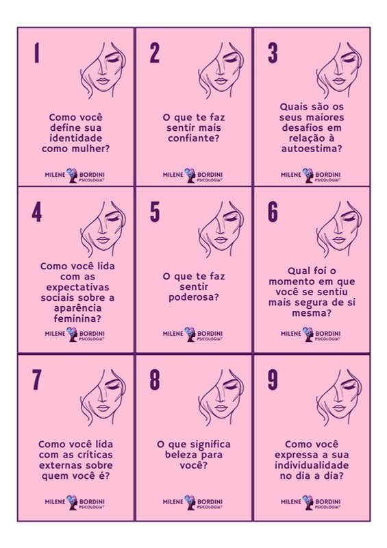 Cartas de reflexão sobre autoestima
